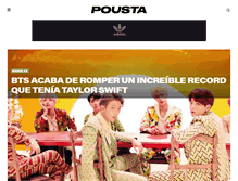 Tablet Screenshot of pousta.com